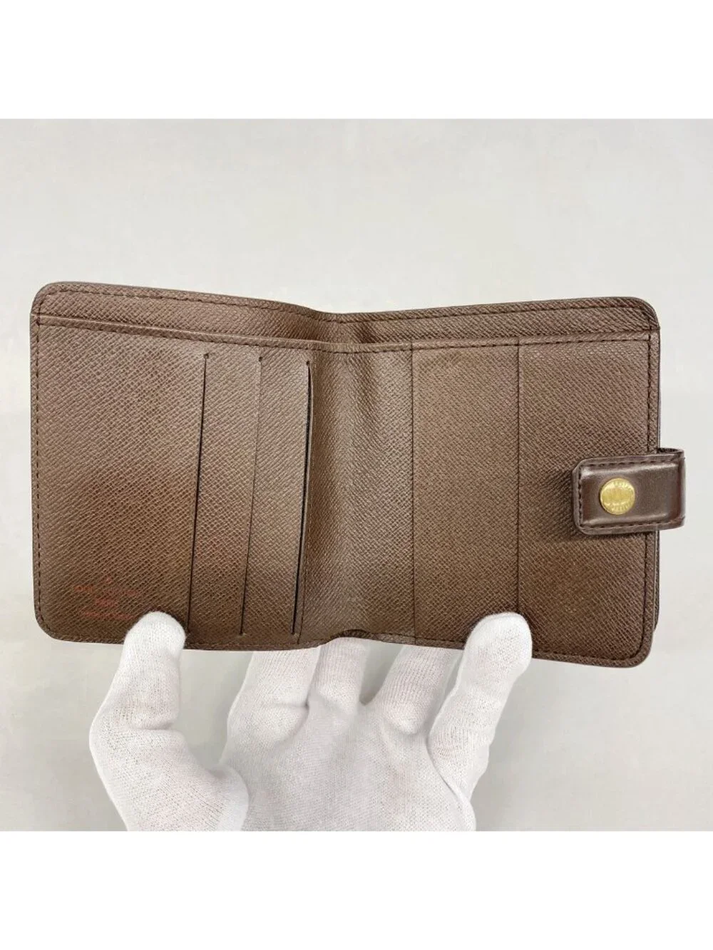 Louis Vuitton Wallet Damier Compact Zip Ebene